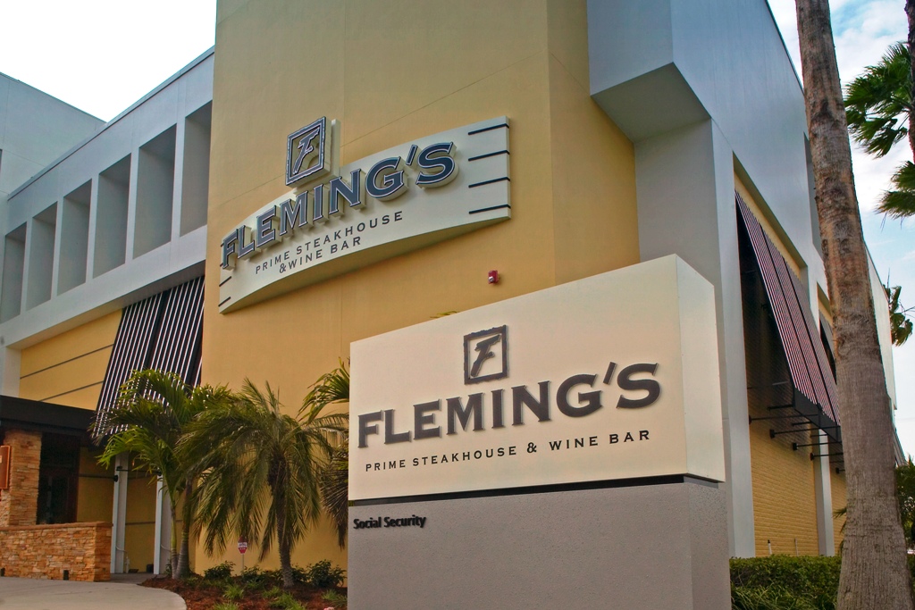 Exterior of Fleming;s Restaurant